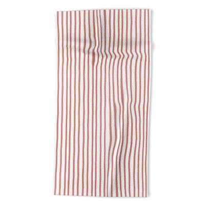 Emanuela Carratoni Old Pink Stripes Beach Towel - Deny Designs