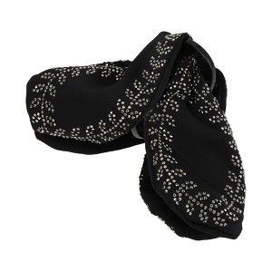 Unique Bargains Bow Pattern Hair Clip 5.12"x1.97"x3.94" Black 1 Pc - 1 of 4