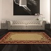 Traditional Floral Scroll Vines Border Indoor Runner or Area Rug by Blue Nile Mills - 2 of 4
