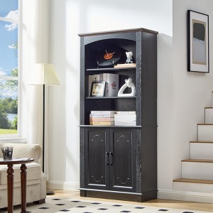 Bookcase and Kids Bookshelf, Storage Cabinet with Wooden Cube Storage Organizer, Modern Book Shelf for Bedroom Furniture - 1 of 4