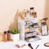 Sorbus Clear Cosmetic Makeup Organizer Case & Display - Spacious Design - Great for Dresser, Bathroom, Vanity & Countertop - 2 of 4