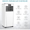 Tangkula 3-in-1 Portable Air Conditioner 8000 BTU ASHRAE AC Unit Air Cooler w/ 24H Timer White - 3 of 4