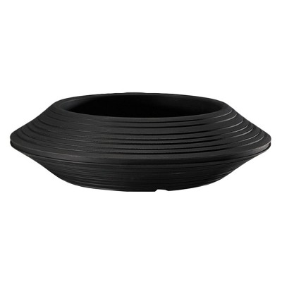 36" Daniel Bowl Planter - Black - Crescent Garden