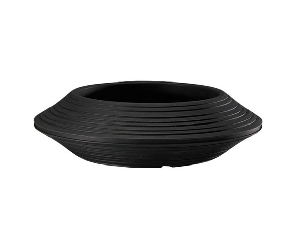 29' Daniel Planter - Black - Crescent Garden