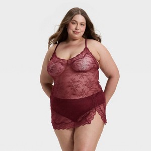 Women's Allover Lace Lingerie Slip Dress - Auden™ - 1 of 3