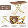 Sapphtopaz Modern Multifunctional Lift Coffee Table with Metal Adjustable Height Legs Dining Table with Extendable Top for Living Room - 4 of 4