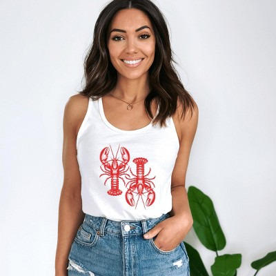 Simply Sage Market Two Lobsters Racerback Tank