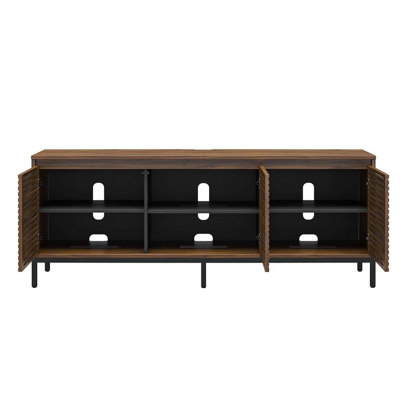 68" Media Console with Beveled Steel Base TV Stand for TVs up to 77" - ALPHASON, 6 of 17