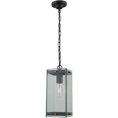 Artcraft Lighting Bradgate 1 - Light Pendant in  Matte Black/Harvest Brass