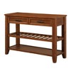 42" Sturdy Wood Buffet Sideboard, Mid-Century Style Console Sofa Table with 2 Storage Drawers 2 Tiers Shelves for Living Room Dining Room Entryway - 2 of 4