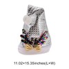 Unique Bargains Christmas Hat Sequined Antlers Christmas Hat Non-woven Fabric 11.02"x15.35" 1 Pc - 3 of 4