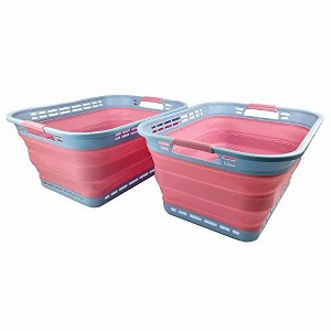 SAMMART 42L (11 Gallons) Collapsible Plastic Laundry Basket / Washing Tub - 1 of 4