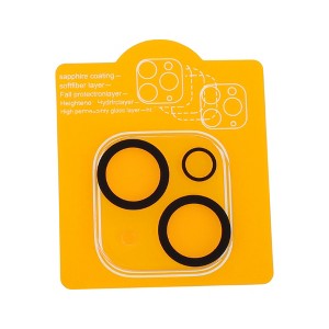 Unique Bargains Cell Phone Camera Cover 5H Glossy Camera Protector Glass Translucent and Black 1 Pcs - 1 of 4