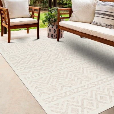 Hauteloom Bayle Cream Outdoor Rug