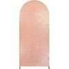 Round Top Fitted Sequin Arch Cover–With Zipper, Ideal for Outdoor Events, Weddings,Birthdays & Party Decor - 4 of 4