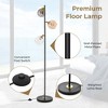 Tangkula Mid Century Floor Lamp Freestanding with 3 Glass Globe Lampshades & Foot Switch - 4 of 4