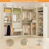 Aheaplus Corner Wardrobe Organizer System with Adjustable Shelves, Closet System with Hanging Rods - 2 of 4
