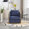 PAGED Accent Chair Modern Swivel Barrel Chair Leisure Arm Chair with 360 Degree Swivel Base for Bedroom, Living Room - 2 of 4