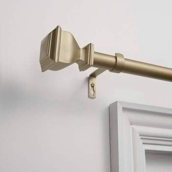 Exclusive Home 36 72 Torch Curtain Rod Gold Target