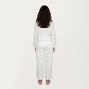Anna-Kaci Lounge Women's 2-Piece Set Long Sleeve Button Front Top and Relaxed Fit Pants Pajama Set with Heart Print - 4 of 4