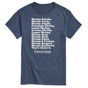 Men's - Forrest Gump - Bubbas Shrimp List Short Sleeve Graphic T-Shirt - 1 of 4