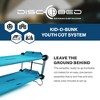 Disc-O-Bed Youth Double Cot Kid-O-Bunk, Modular for Bunk Beds, Dual Cots, or Bench with 2 Carry Bags - 2 of 4