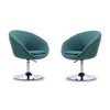 Set of 2 Hopper Wool Blend Adjustable Height Chairs - Manhattan Comfort - 2 of 4