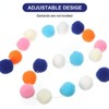 Unique Bargains Party Decorative Polyester Yarn Pom Pom Ball Garlands 8.2 Feet 3 Pcs - 3 of 4