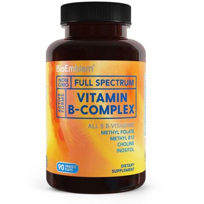 BioEmblem Vitamin B-Complex - All 8 Active Forms 90ct