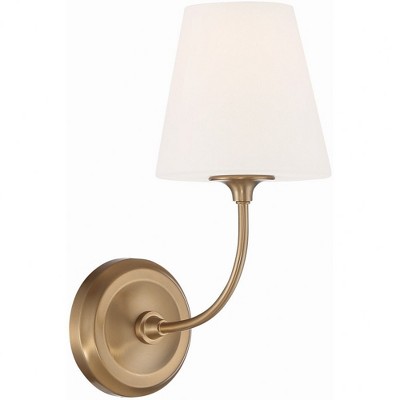 Crystorama Lighting Sylvan 1 - Light Sconce in  Vibrant Gold