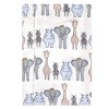 Hudson Baby Infant Boy Cotton Flannel Burp Cloths and Receiving Blankets, 14-Piece, Royal Safari, One Size - 2 of 2