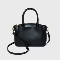 Small Satchel Handbag - A New Day™ Black