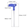 Unique Bargains CR-V Steel T-Handle Metric Dual End Hex Wrench - 2 of 4