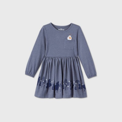 2t blue dress