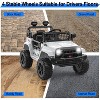 12V Kids Ride On Truck, Battery Powered Electric Car w/Remote, 3 Speeds, Spring Suspension, Headlights & Music for 3-8 - 3 of 4