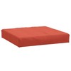 vidaXL Pallet Cushion Melange Red 23.6"x23.6"x3.9" Fabric - 2 of 4
