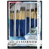Royal & Langnickel Natural Brushes Classroom Value Pack, Assorted Size, Set of 30 - 2 of 2