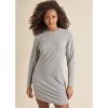 VENUS Womens Ribbed T-Shirt Dress - 2 of 4