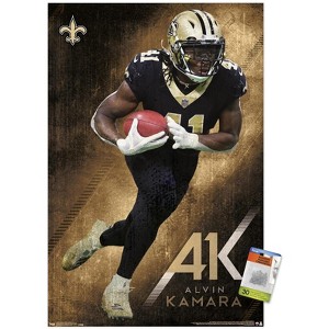 Trends International NFL New Orleans Saints - Alvin Kamara 19 Unframed Wall Poster Prints - 1 of 4