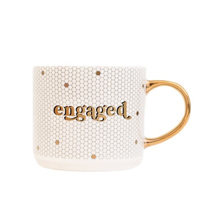 Sweet Water Decor Engaged Honeycomb Tile Coffee Mug - 17oz