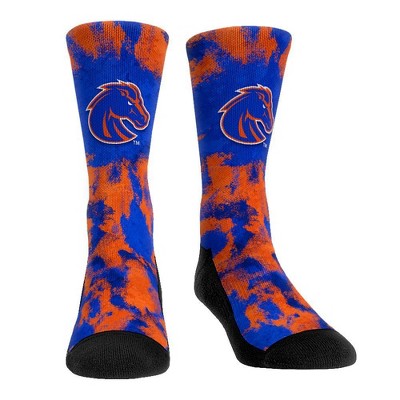 NCAA Boise State Broncos Paint Crew Socks - L/XL