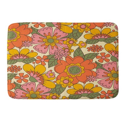 Thirty One Illustrations Spring In Retro Bath Mat - Deny Designs : Target