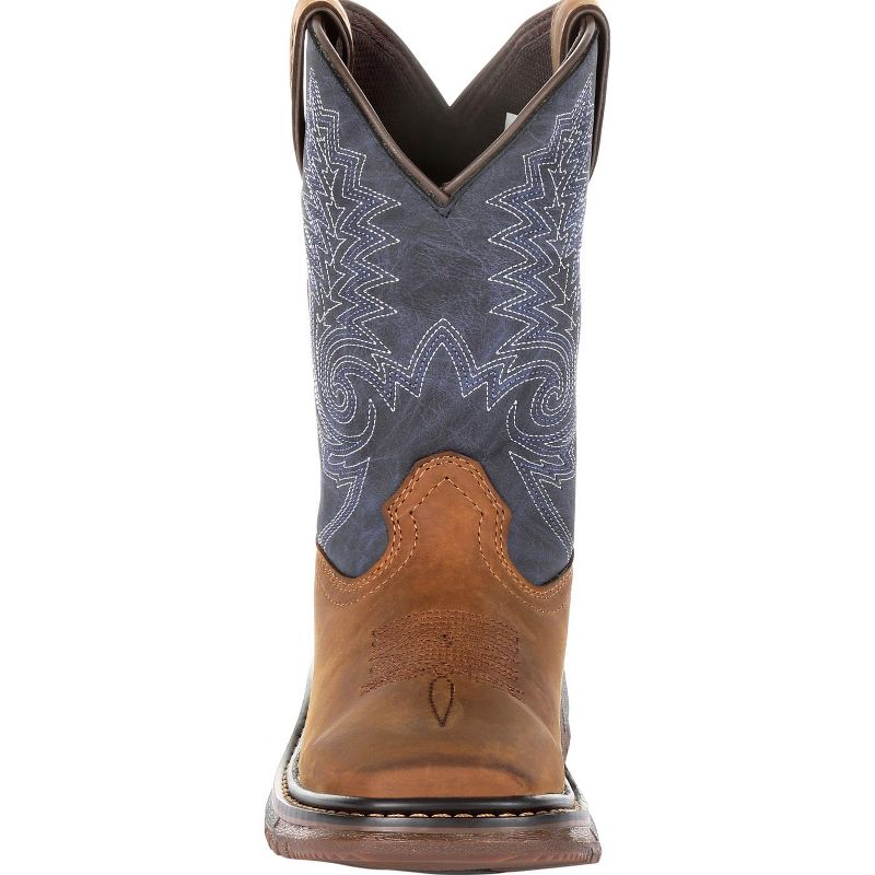 Kids Brown Rocky Ride FLX Western Boot, 4 of 9