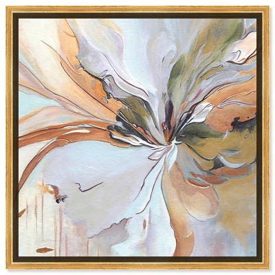 Art Remedy Golden Aesthetic Boho Abstract Wall Art Framed