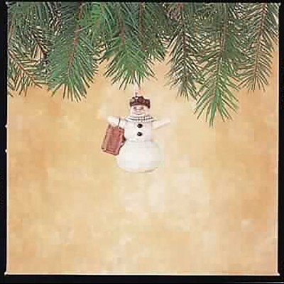 Gallerie II Snowman With Sleigh Ornament