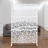 CAVINAS Patio Decorative Screen Metal Fence Privacy Screen with Arrow Pattern for Outside and Garden, 76" H×48" W - 2 of 4