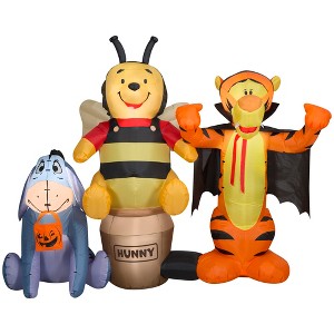 Gemmy Airblown Inflatable Halloween Pooh and Friends Scene Disney, 5 ft Tall, Multi - 1 of 2
