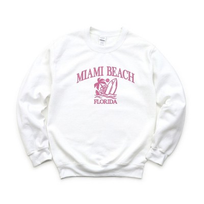 Simply Sage Market Women's Graphic Sweatshirt Embroidered Miami Beach Florida