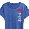 Women's - Star Wars - Darth Vader Icons Short Sleeve Graphic T-Shirt - 2 of 4