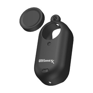 Ultimaxx Protective Silicone Cover with Lens Cap & Strap for GO3 - Black - 1 of 4